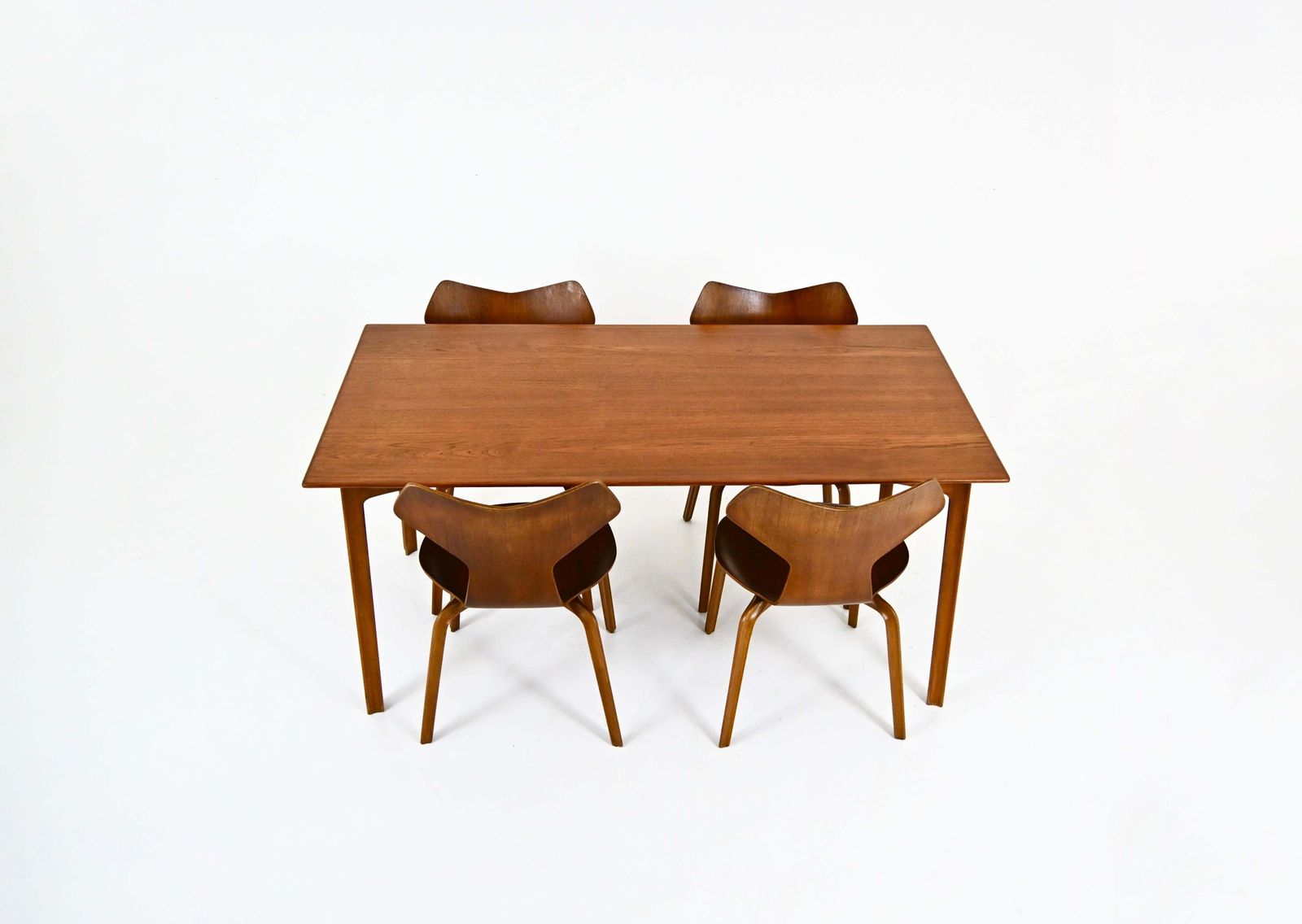 photo vinterior Dining Set By Arne Jacobsen For Fritz Hansen, 1950s