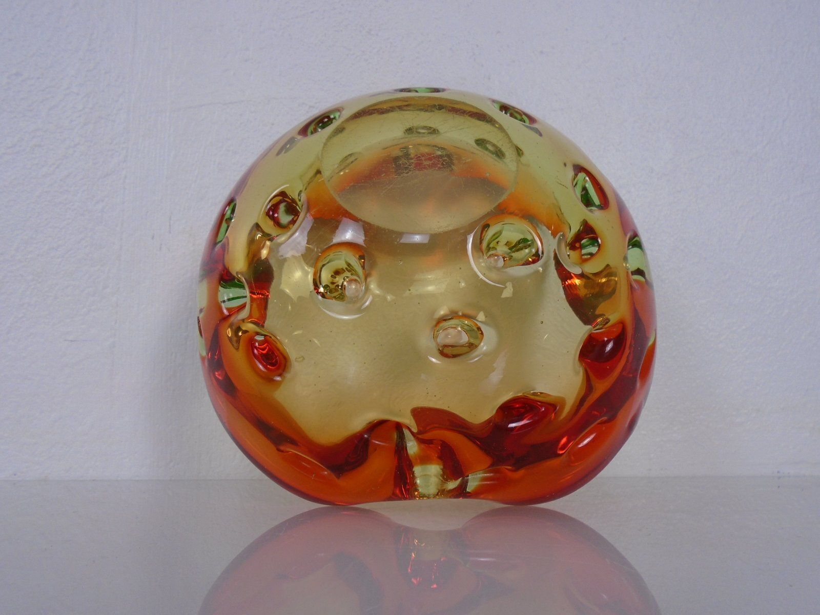 234.0 Sommerso Murano Glass Ashtray, Italy, 1960s photo