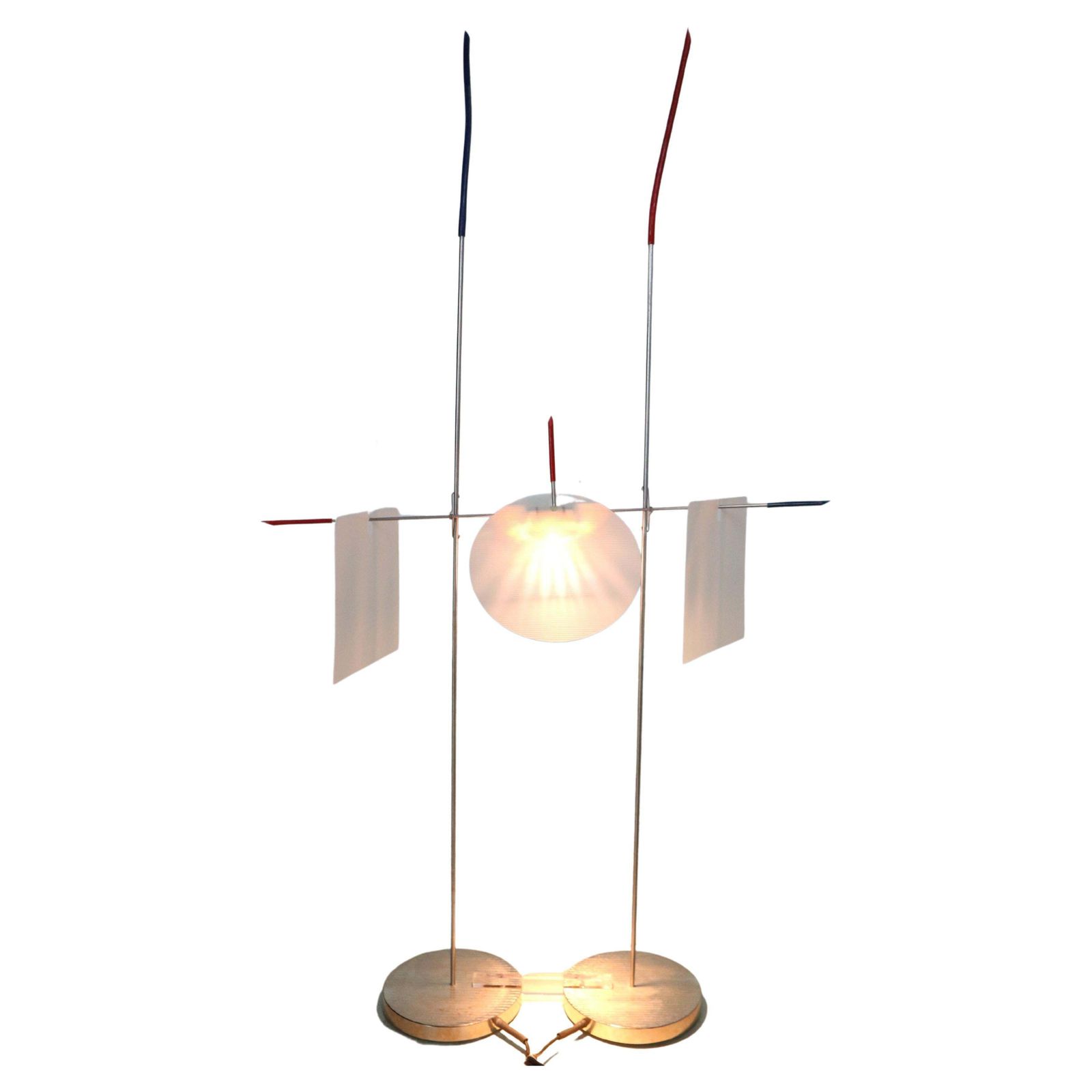 Ingo Maurer 'Fukushu' Table Lamp & Original Box, 1980 Germany