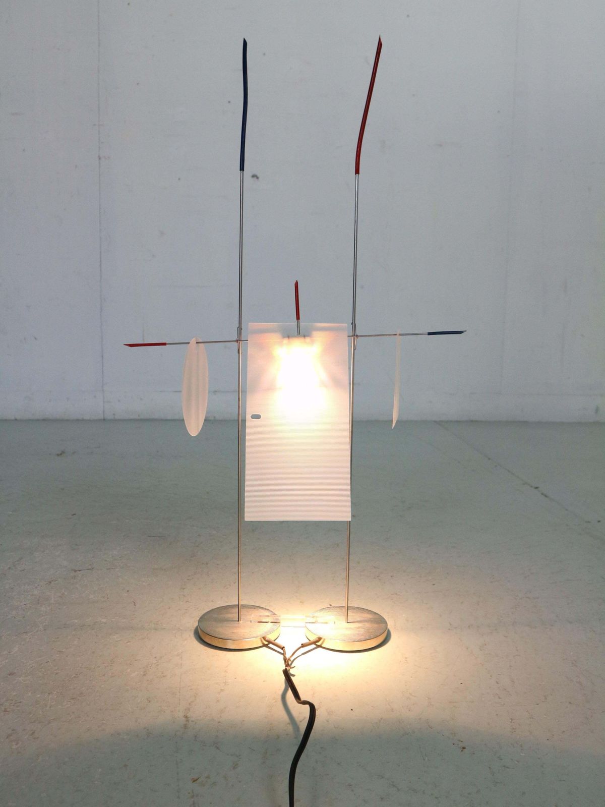 1995.0 Ingo Maurer 'Fukushu' Table Lamp & Original Box, 1980 Germany photo