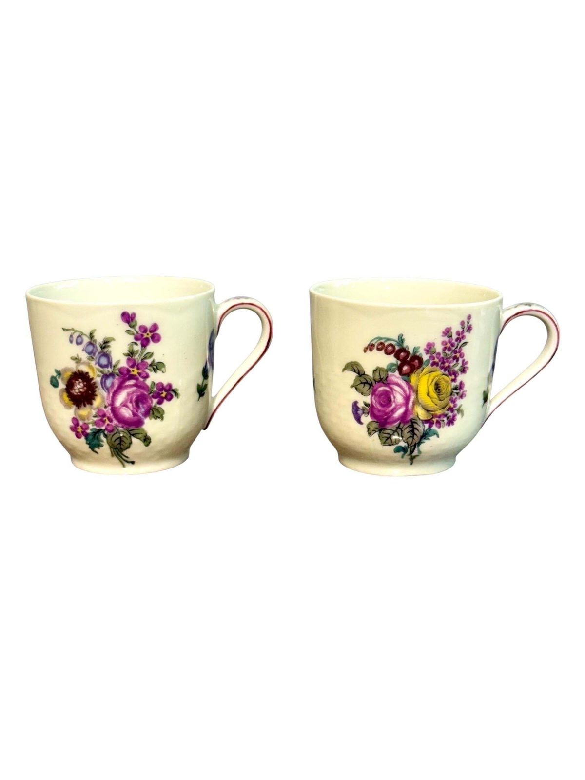 Théodore Haviland Coffee Set, Retailed By Rouard Paris, Late 19th Century photo vintage