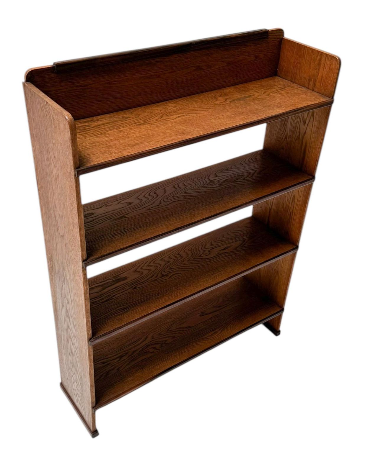 Art Deco Modernist Open Bookcase By P.E.L. Izeren For De Genneper Molen, 1920s photo Furniture