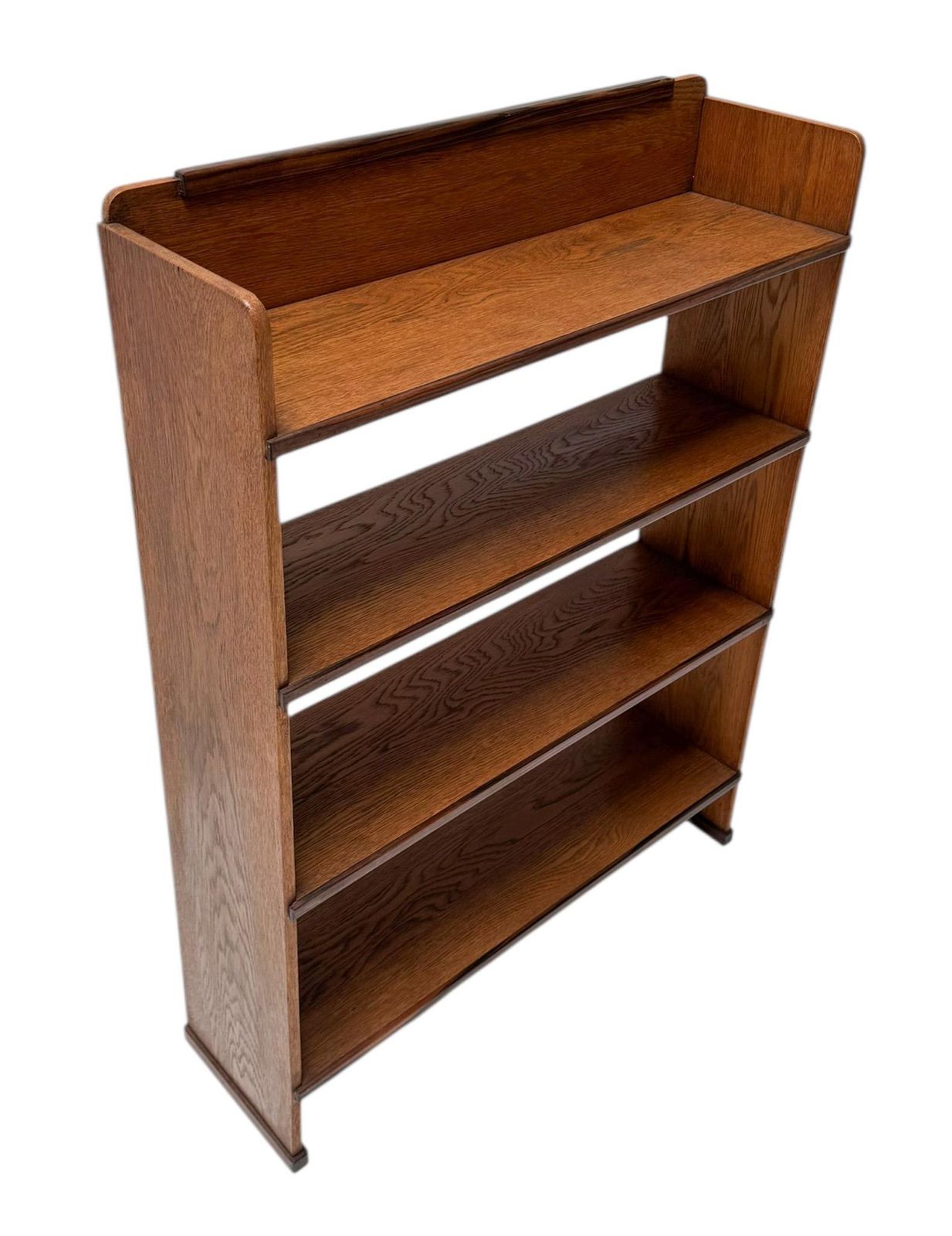 Art Deco Modernist Open Bookcase By P.E.L. Izeren For De Genneper Molen, 1920s photo vintage
