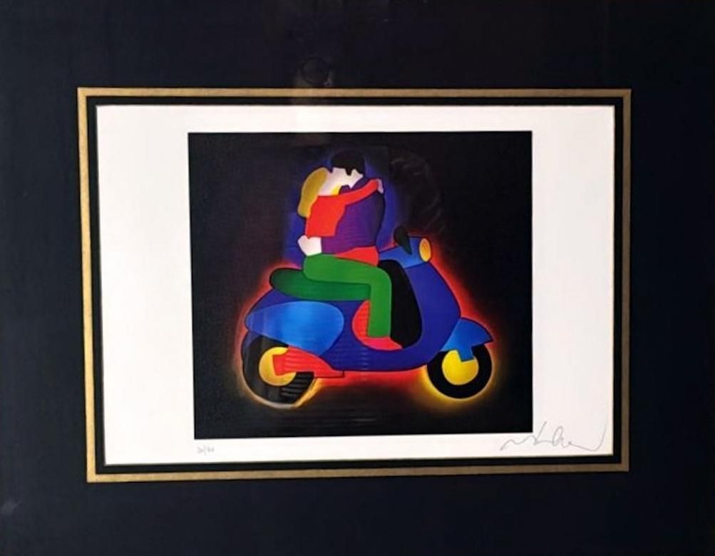 Marco Lodola Screenprint On Paper (No. 30/70) With Mirrored Frame photo furniture