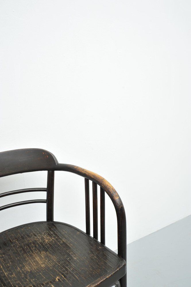 photo vinterior Set Of Model 6093 Chairs In Beech By Jacob & Josef Kohn, Vienna, Austria, 1890s
