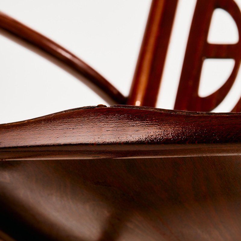 photo vinterior Beech Rocking Chair By Gustav Siegel For Jacob & Josef Kohn