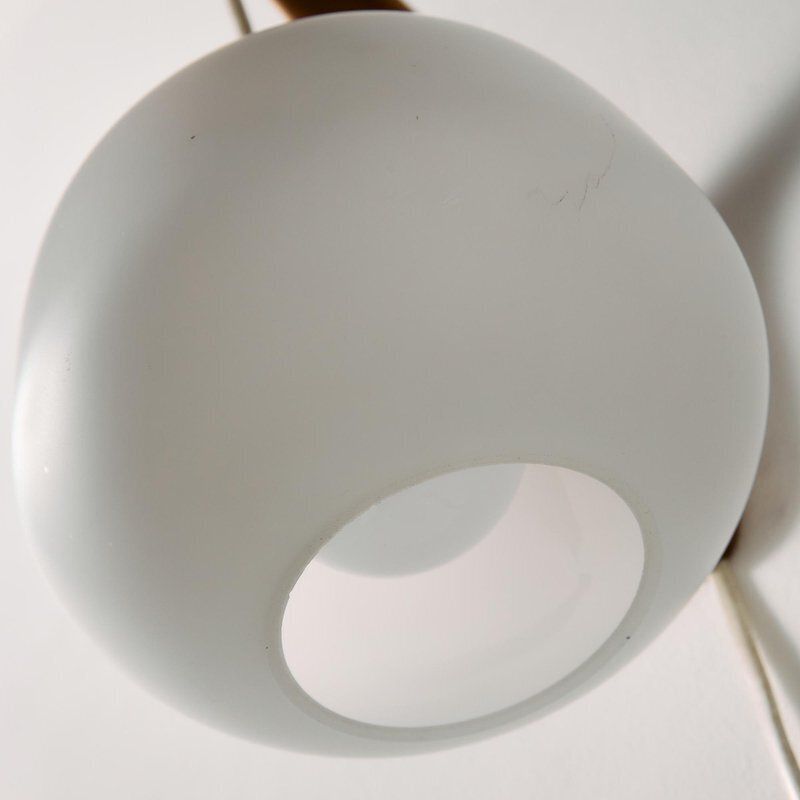 photo for sale Teak And Glass Wall Lamp By Uno And östen Kristiansson For Luxus