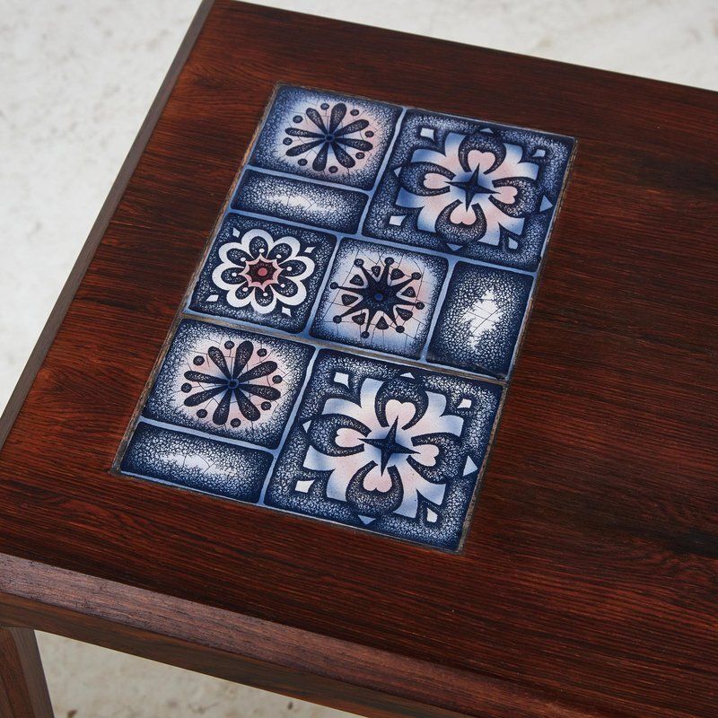 Furniture Rosewood Nesting Tables By Johannes Andersen For Cfc Silkeborg, 1960s, Set Of 3 photo