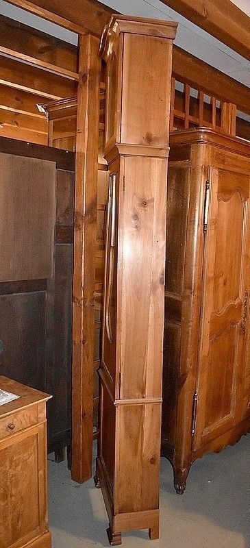 photo for sale Parquet Clock Louis Philippe Cherry 19th Century