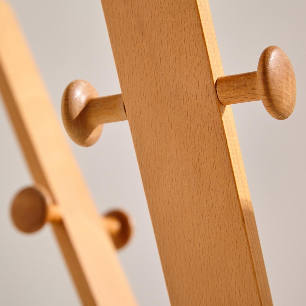 Beech Coat Stand By Søren Nissen & Ebbe Gehl For Aksel Kjersgaard, 1960s photo Furniture