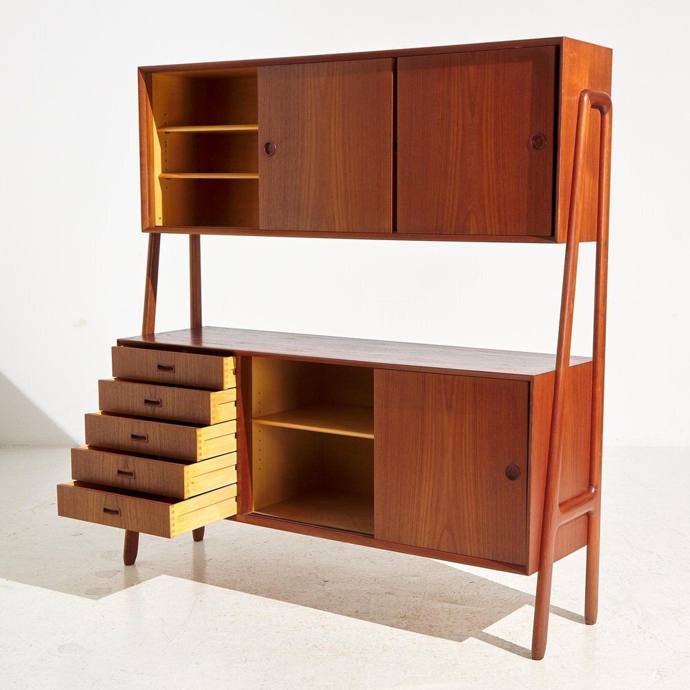 Model 3 Teak Double Sideboard By Gunni Omann For Oman Junn, 1960s photo for sale