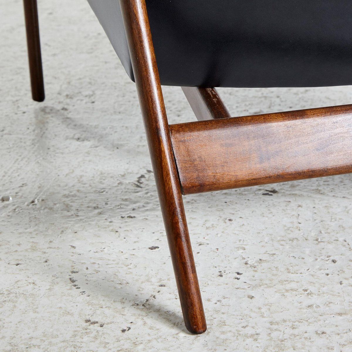 Furniture Lounge Chair With Footrest By Ib Kofod Larsen photo