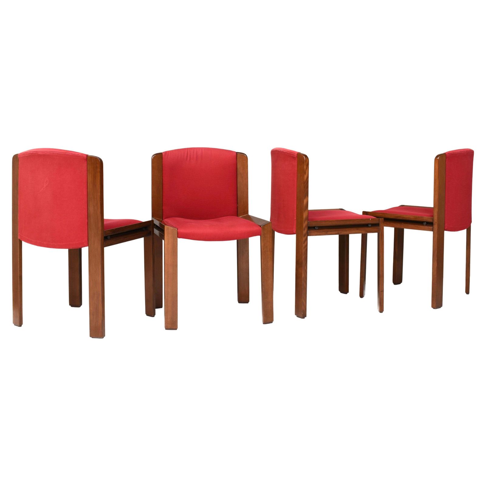 Joe Colombo Set Of 4 'Model 300' Dining Chairs For Pozzi, Italy   1965