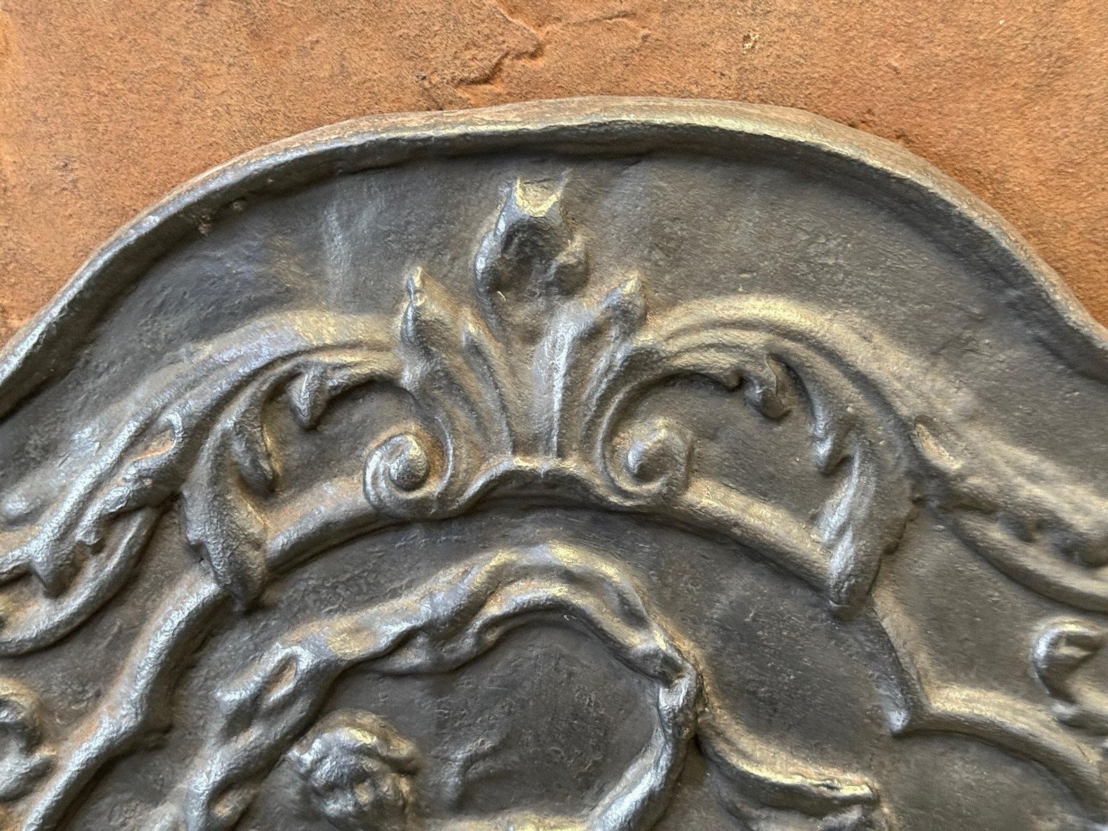 French 'Amphitrite' Fireback / Backsplash, 20th Century, Louis XV Style photo vinterior