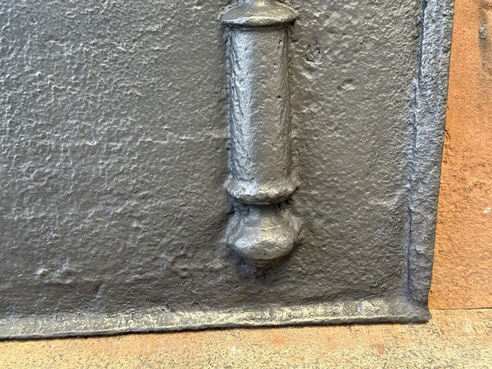 photo for sale 18th Century French Louis XIV Period 'Saint Andrew's Cross' Fireback / Backsplas