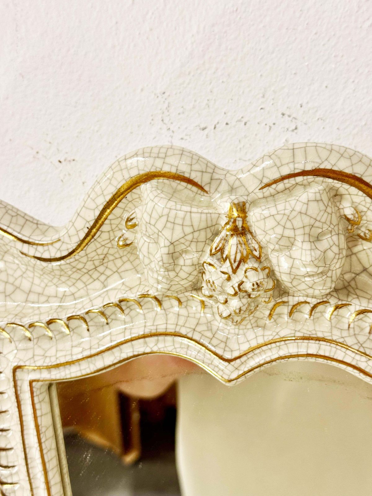 Rare Art Deco "Theater" Mirror By Gmundner Keramik photo Home Decor