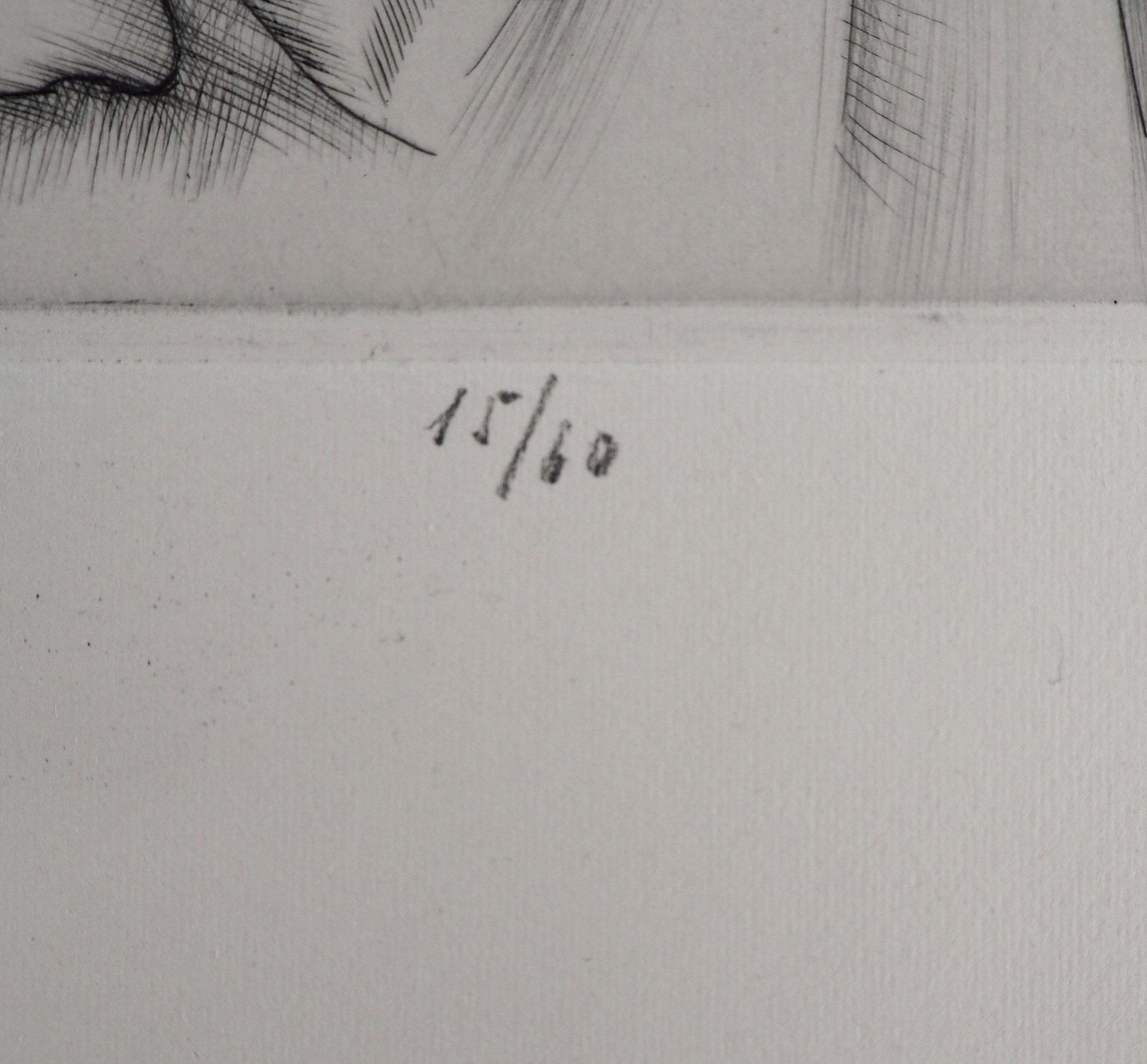 photo furniture Mily Possozportugal : The Market   Original Handsigned Etching