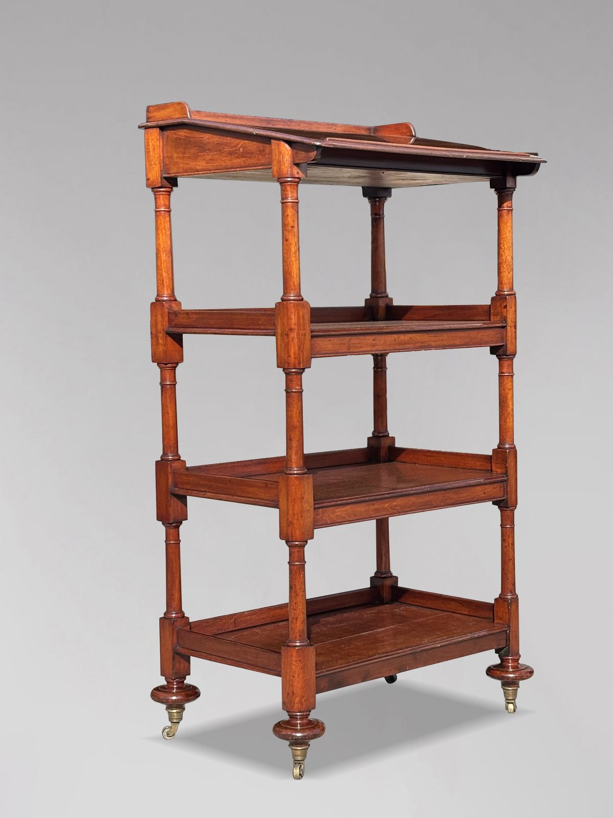 Early 19th Century George IV Period Mahogany Whatnot Music Stand photo vinterior