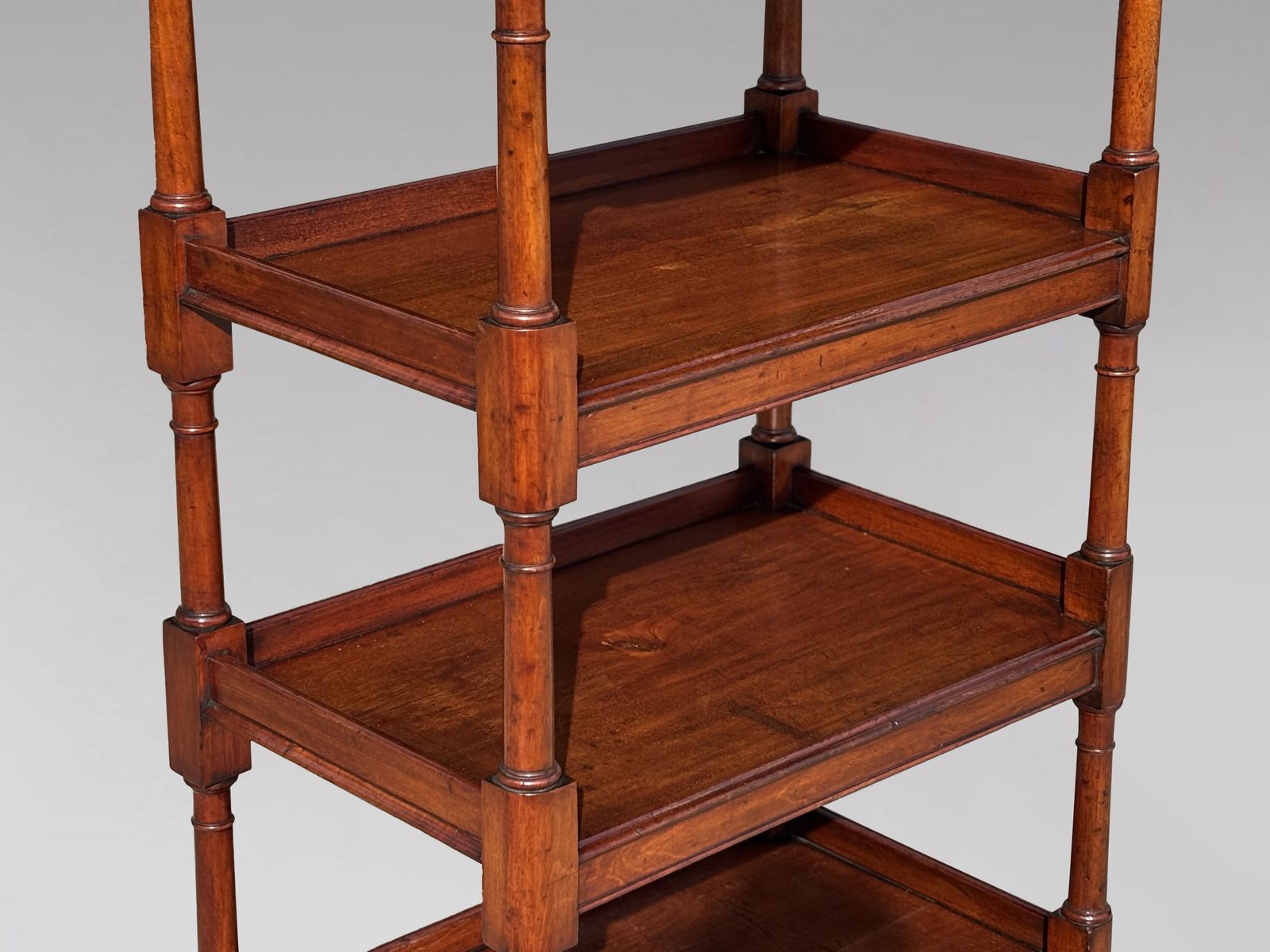 photo furniture Early 19th Century George IV Period Mahogany Whatnot Music Stand