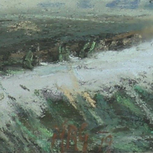 Pastel By Margaret Glass. Titled "The Coast Road, Towards Salthouse" photo for sale