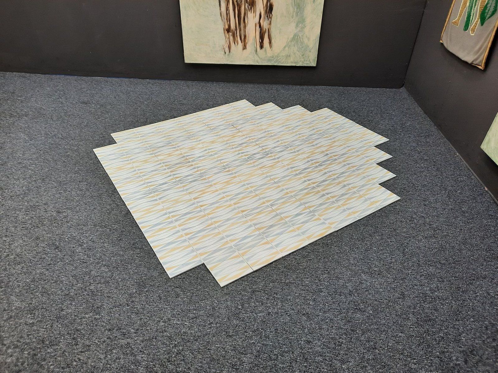Wall Tiles By Gio Ponti For Richard Ginori, 1950s, Set Of 130 photo 7630.0