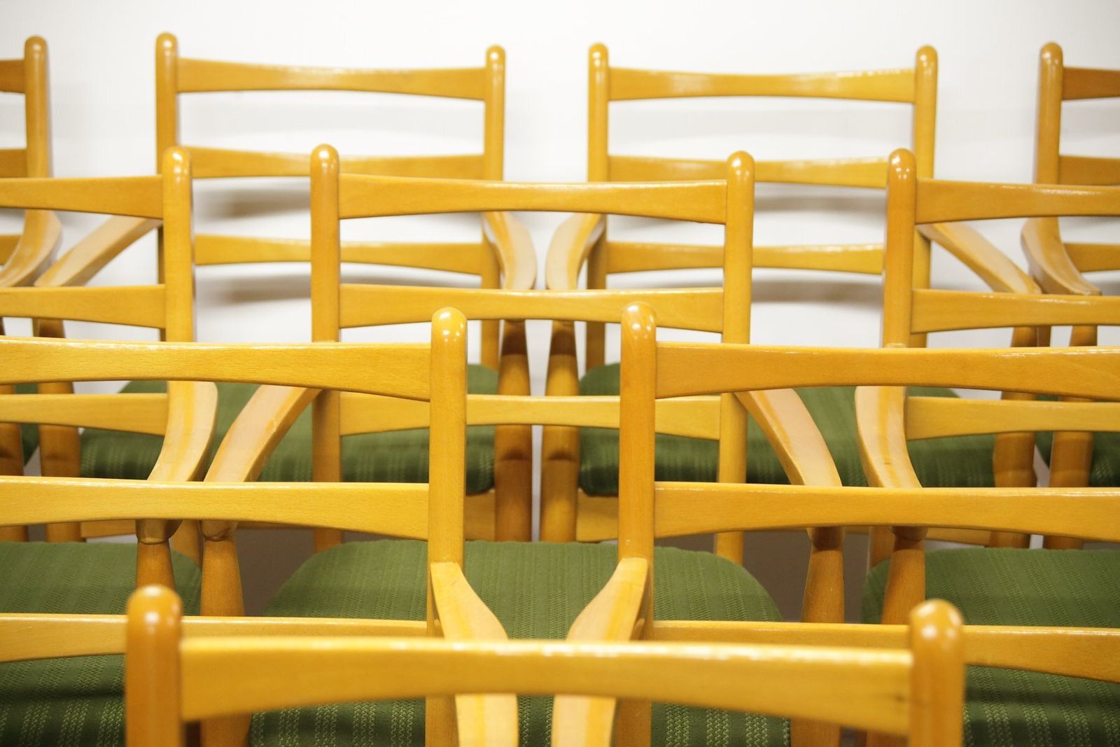 photo furniture Mid Century Dining Armchairs, Former Czechoslovakia, 1970s, Set Of 10