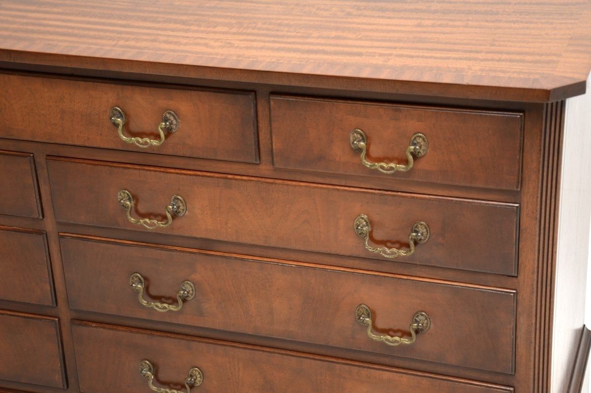 Antique Georgian Style Mahogany Chest Of Drawers / Sideboard photo Furniture