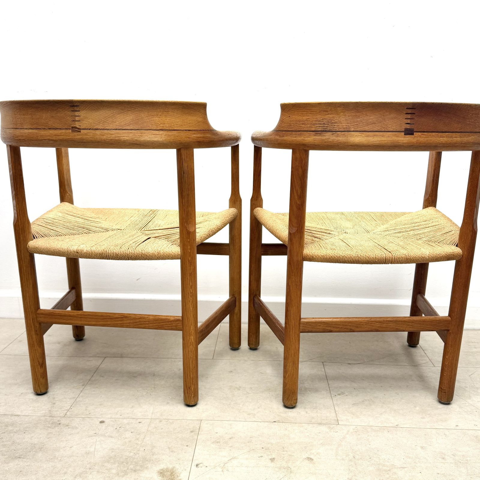 Danish “Captain’s” Chairs By Hans Wegner photo vinterior