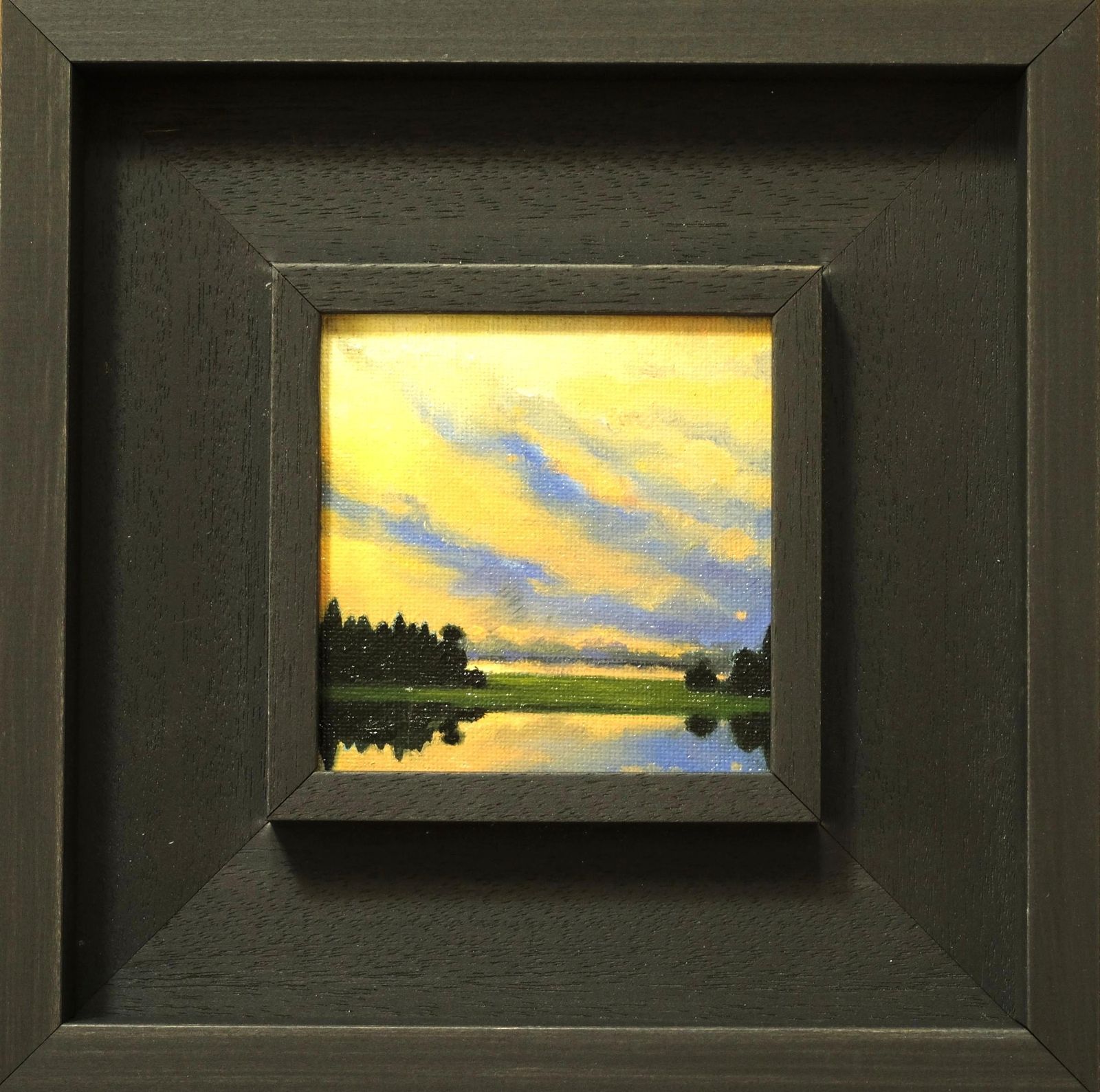 Luisa Albert "Tramonto" Olio Su Tela Cm. 10 X 10 2025 2025 photo 752.0