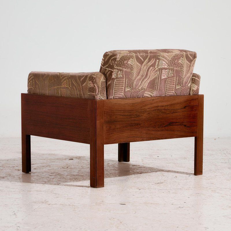 Lounge Chair In Rosewood, 1970s photo Furniture