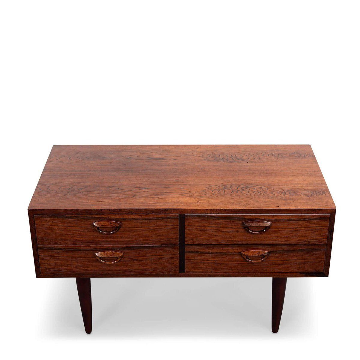 photo for sale Small Rosewood Dresser Attributed To Kai Kristiansen For Fm Møbler, 1960s