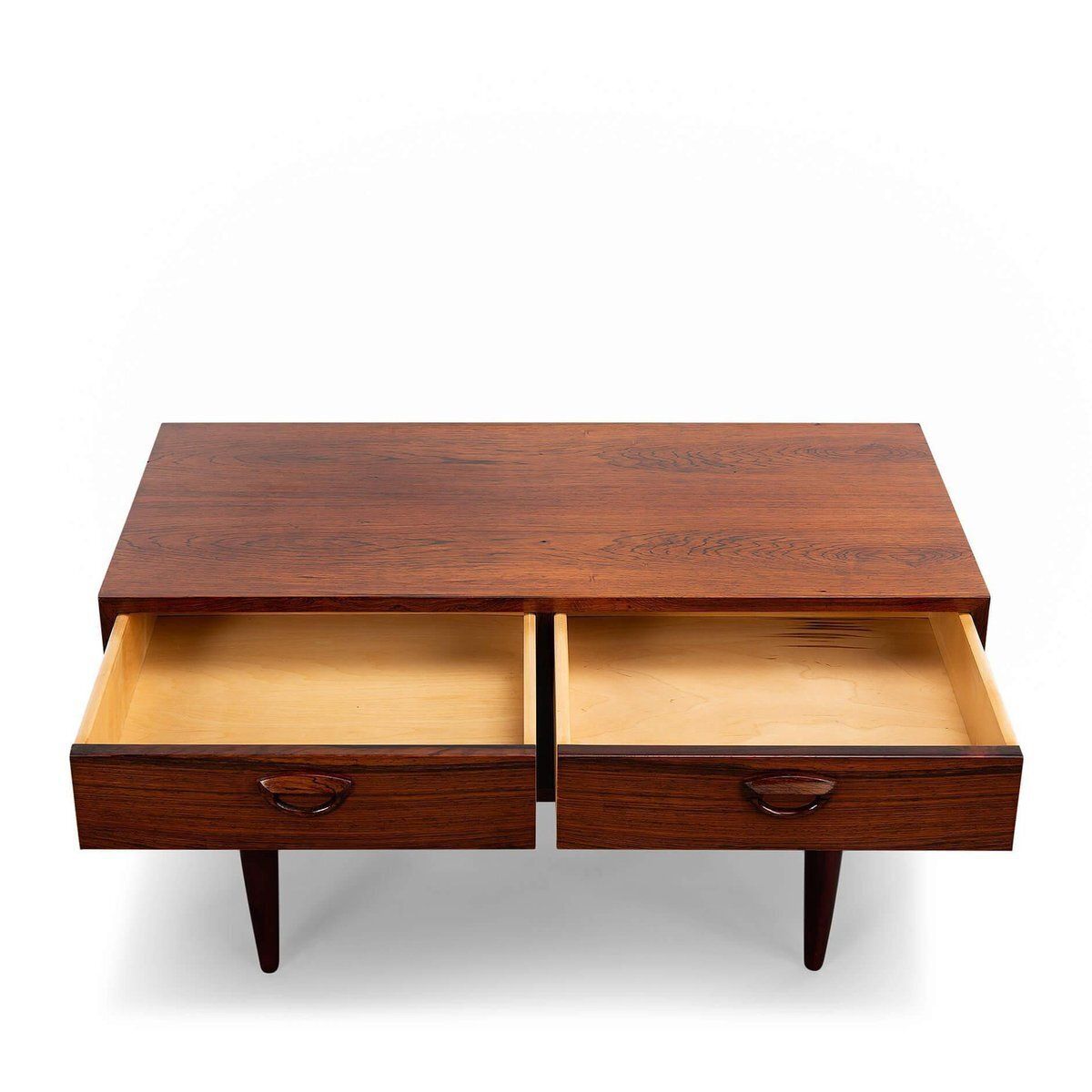 Furniture Small Rosewood Dresser Attributed To Kai Kristiansen For Fm Møbler, 1960s photo