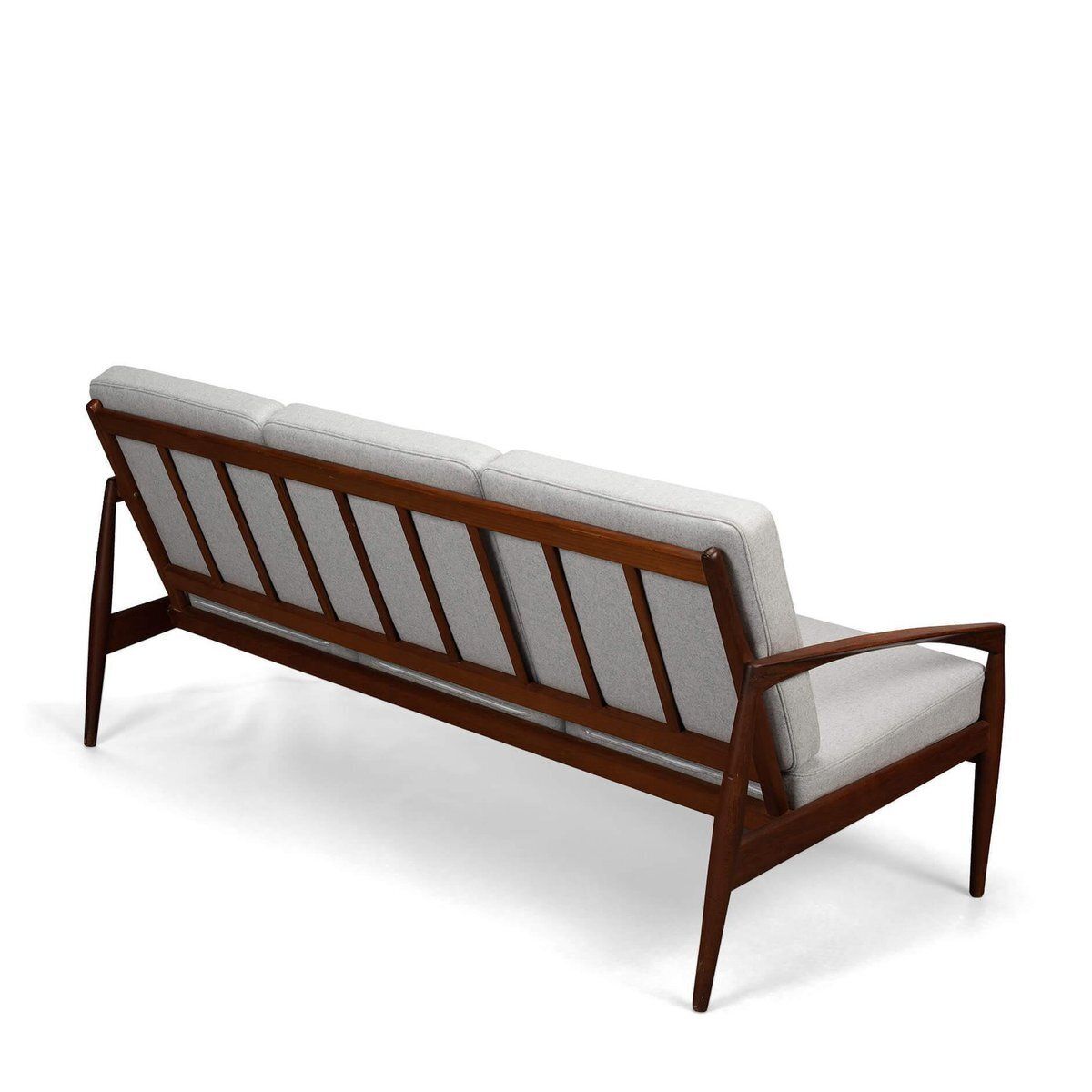 Danish Paper Knife Sofa Model 121 Attributed To Kai Kristiansen For Magnus Olesen, 1960s photo vintage