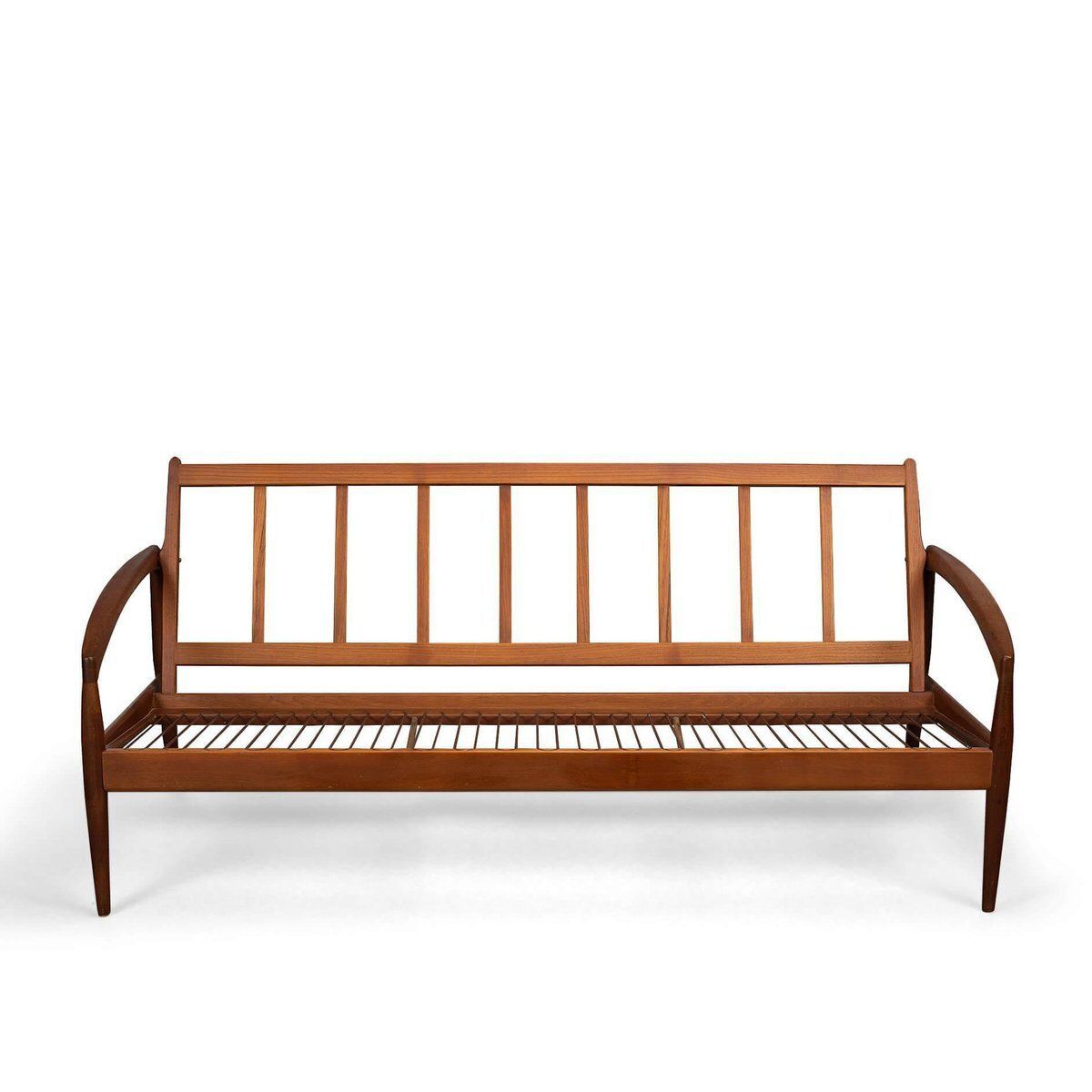 photo vinterior Danish Paper Knife Sofa Model 121 Attributed To Kai Kristiansen For Magnus Olesen, 1960s
