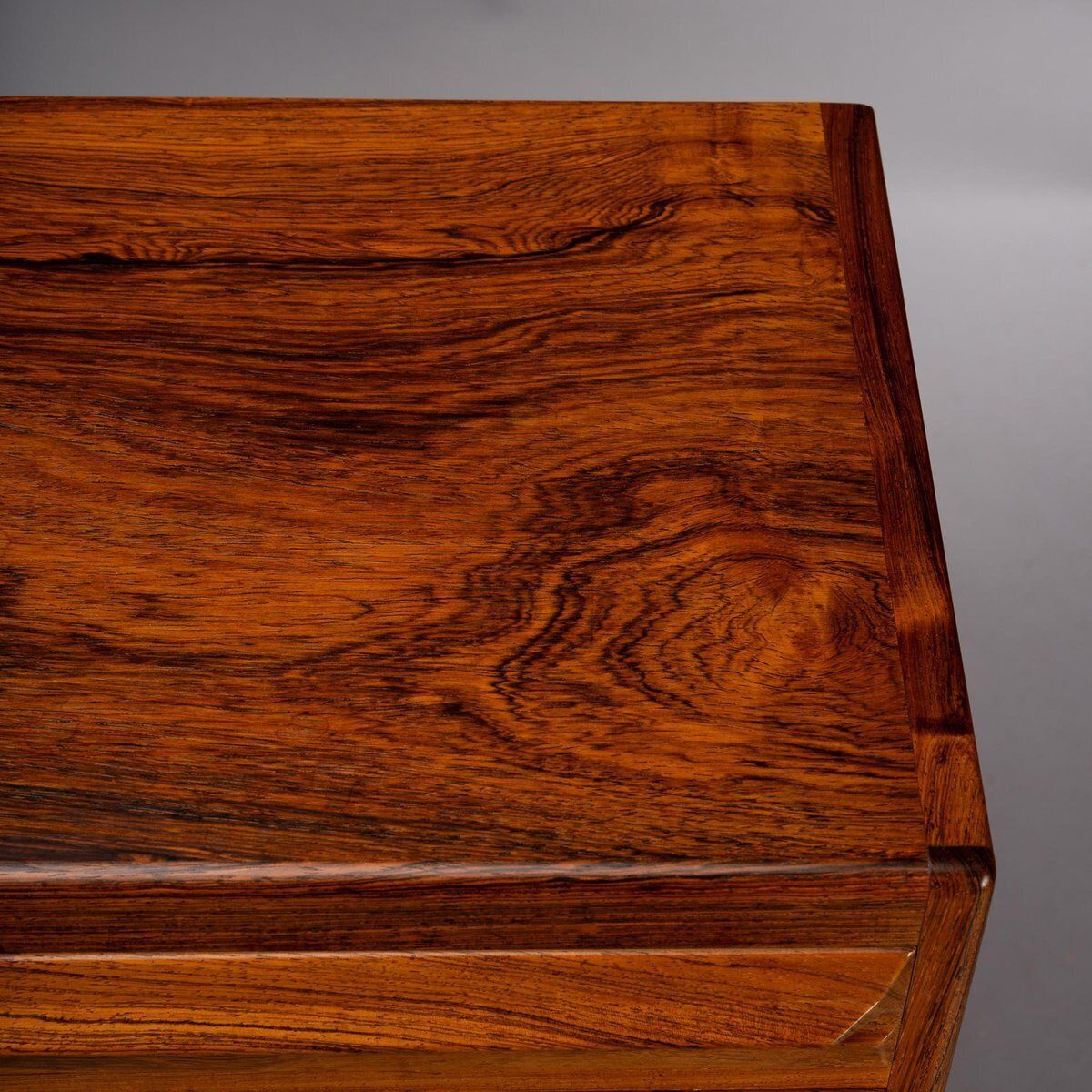photo vintage Rosewood Secretary Attributed To Erling Torvits For Klim Mobelfabrik, 1960s