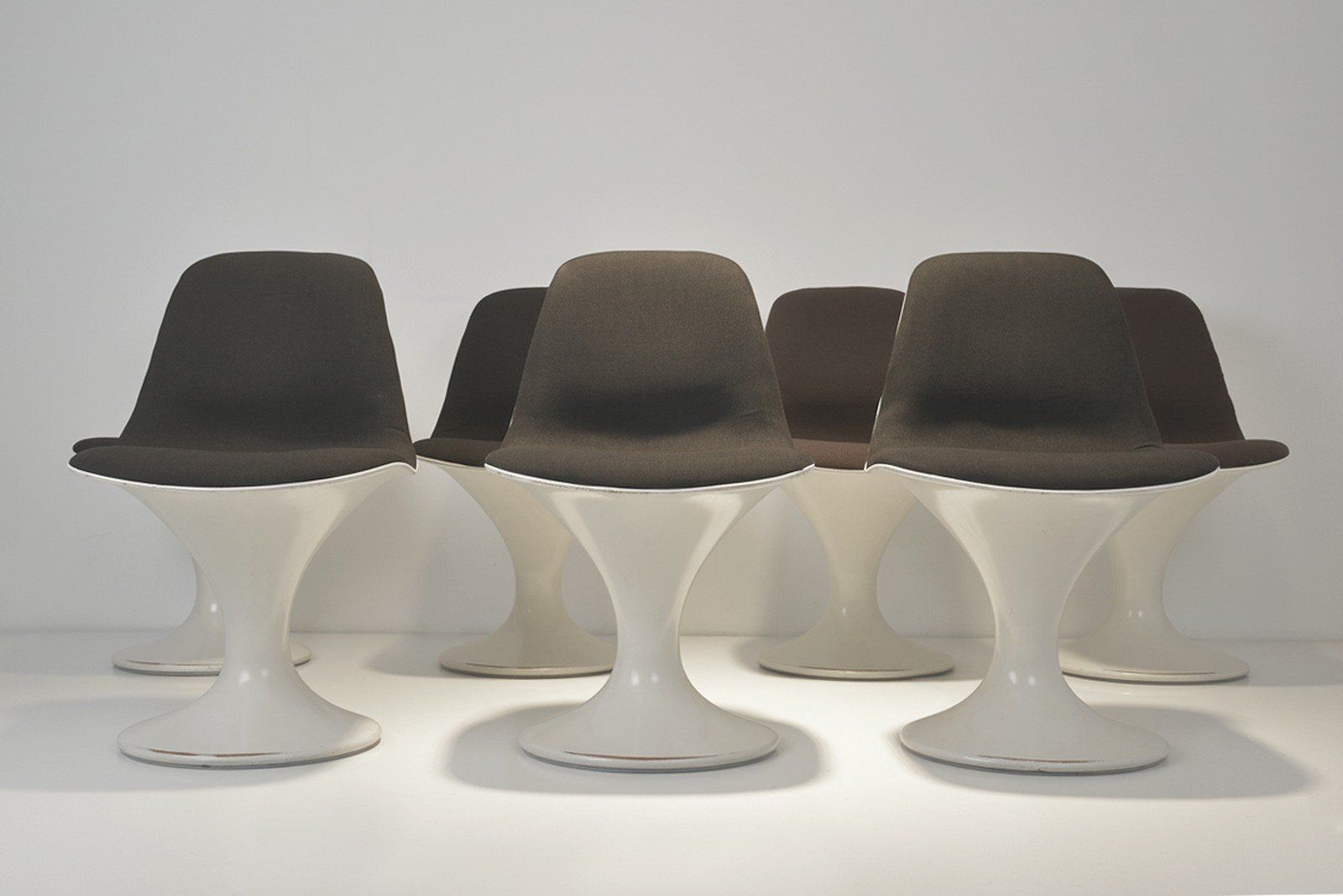 Swivel Orbit Chairs By Markus Farner And Walter Grunder For Vitra, 1965, Set Of 7 photo furniture