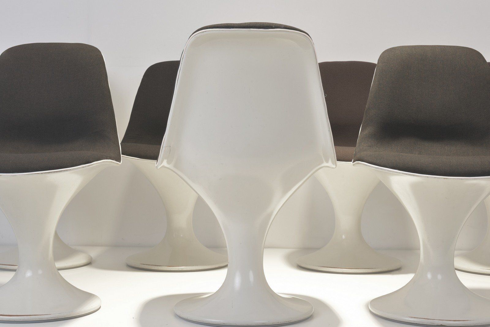photo vinterior Swivel Orbit Chairs By Markus Farner And Walter Grunder For Vitra, 1965, Set Of 7