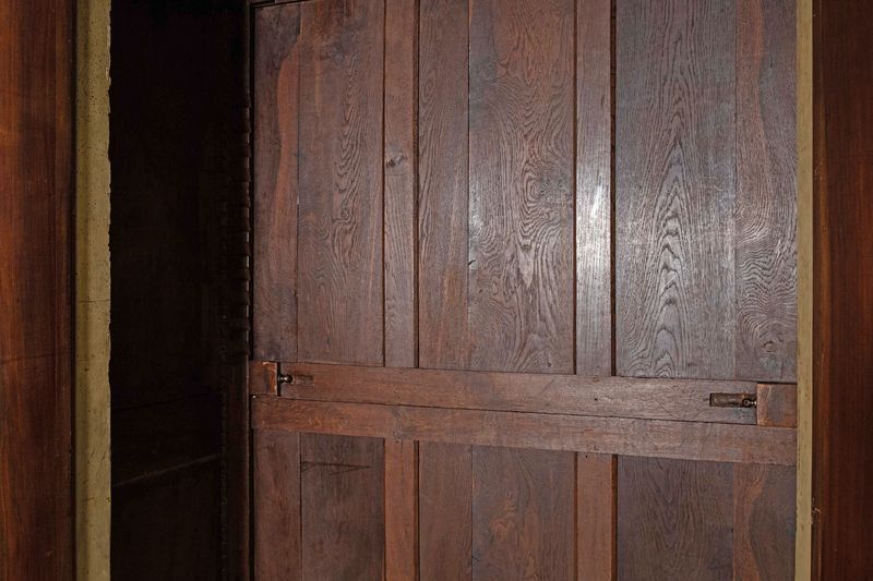 photo buy 19thc French Empire Painted Oak Armoire