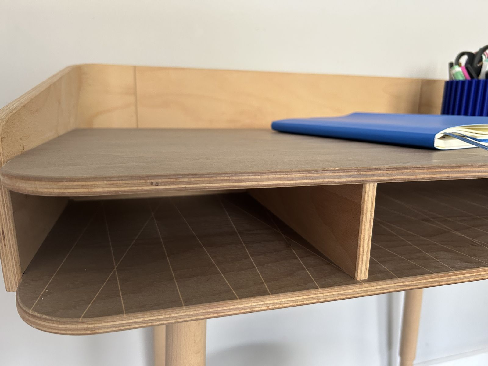 photo for sale Eva Craenhals Folded Plywood And Beech Tonton Desk