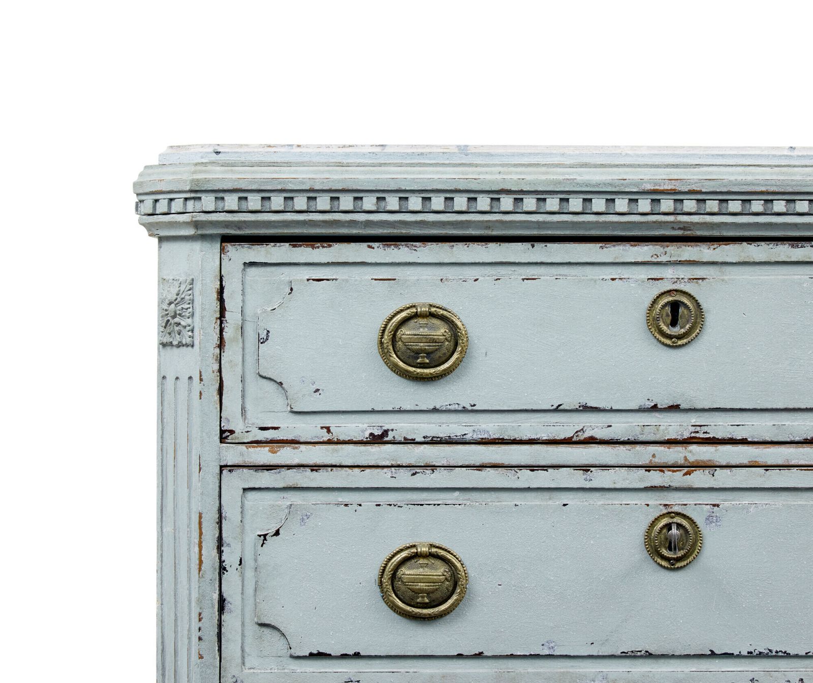 Pair Of 19th Century Chest Of Drawers With Faux Marble Tops photo vinterior