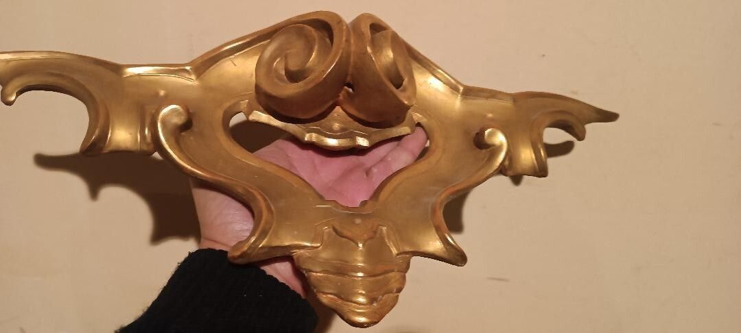 Pair Of Antique 19th Century Giltwood Wall Sconces photo for sale