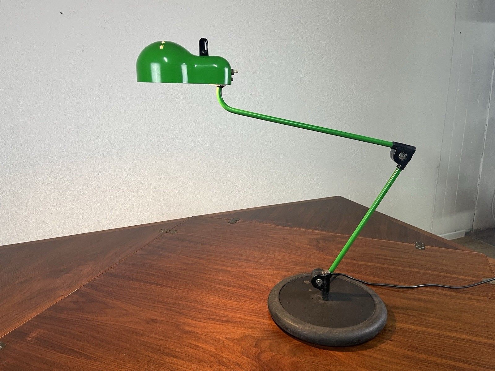 Mouse Joe Colombo Stilnovo Metal Table Lamp 1960’s Vintage Design photo Lighting