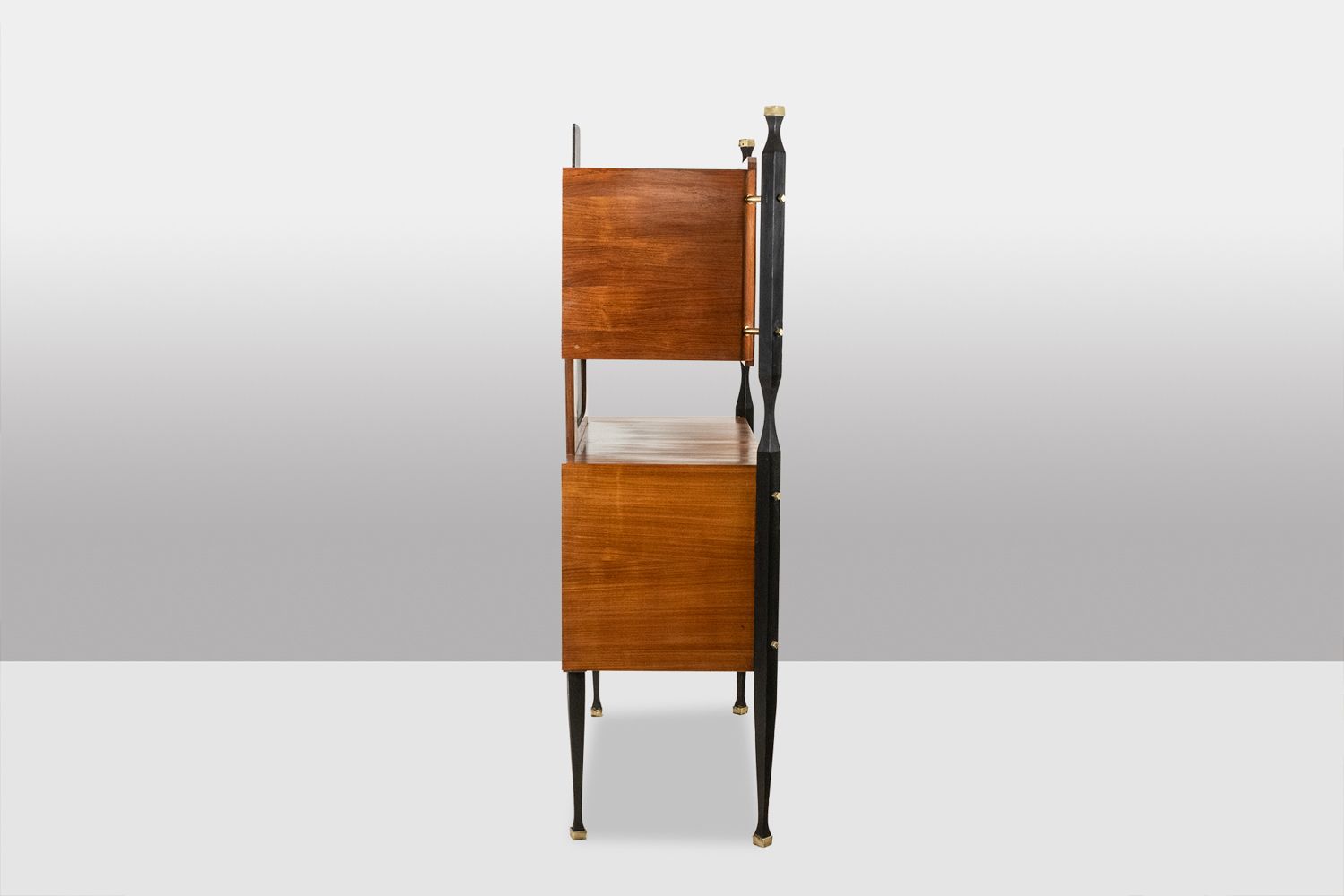 Pair Of Italian Teak Veneer Cabinets. 1960s. photo 7800.0
