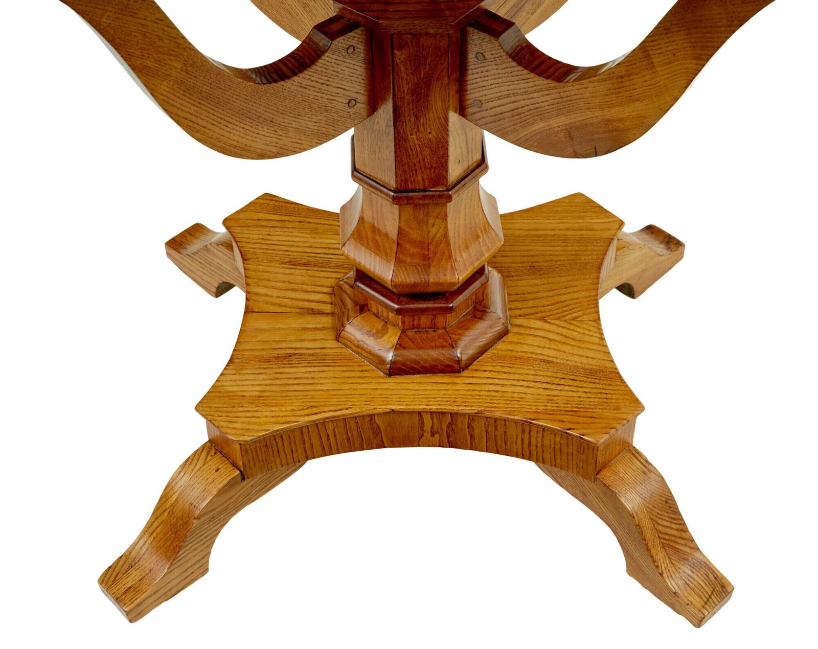 19th Century Scandinavian Burr Birch And Elm Occasional Table photo for sale