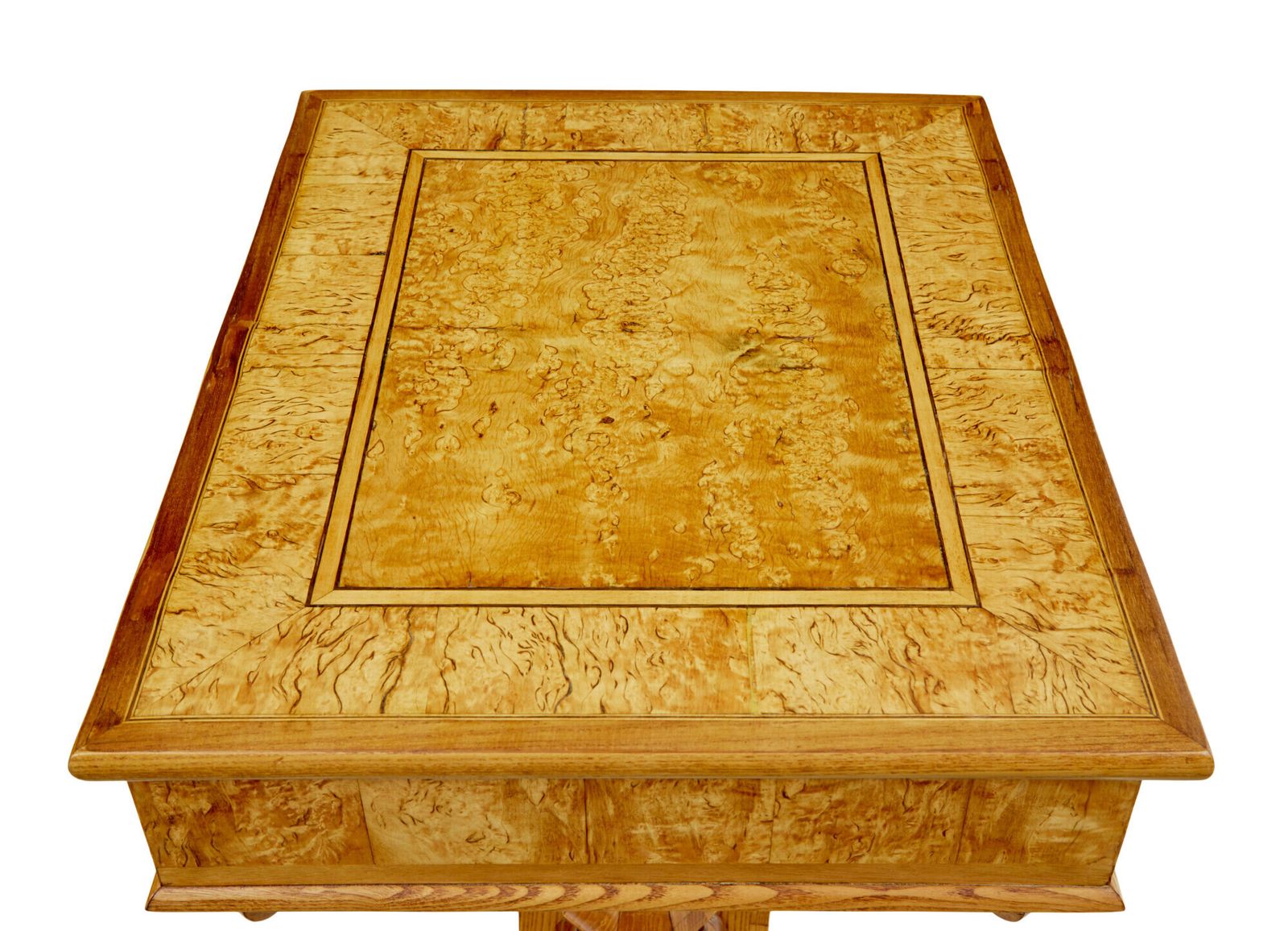 19th Century Scandinavian Burr Birch And Elm Occasional Table photo 1865.0