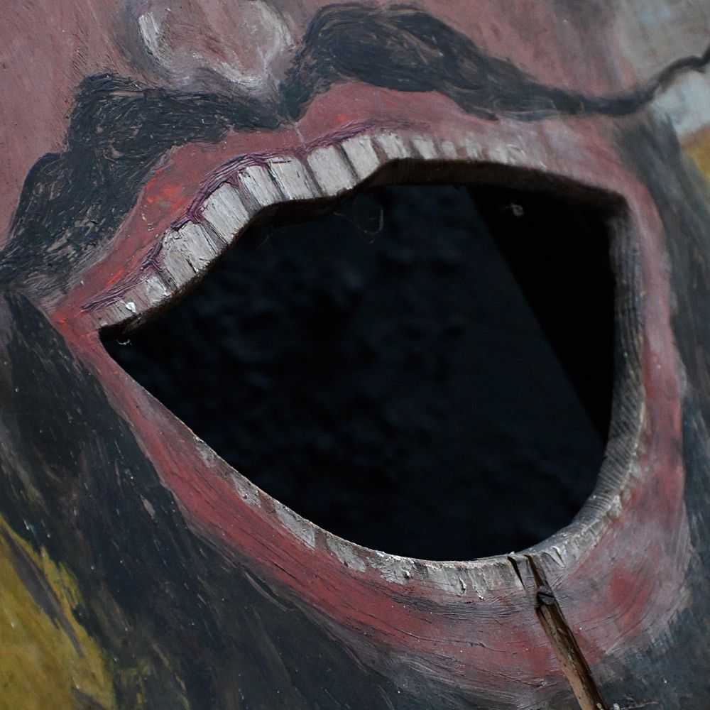English Fairground Board Hand Painted Detail On Sectioned photo furniture