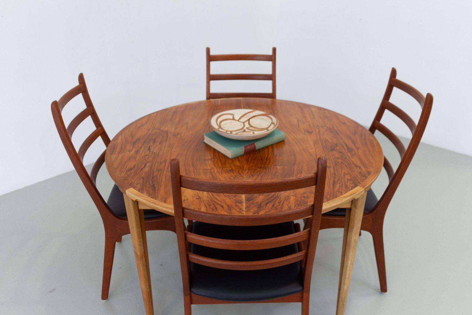 Danish Mid Century Teak Dining Chairs By Korup Stolefabrik, 1960s. Set Of 4. photo vintage