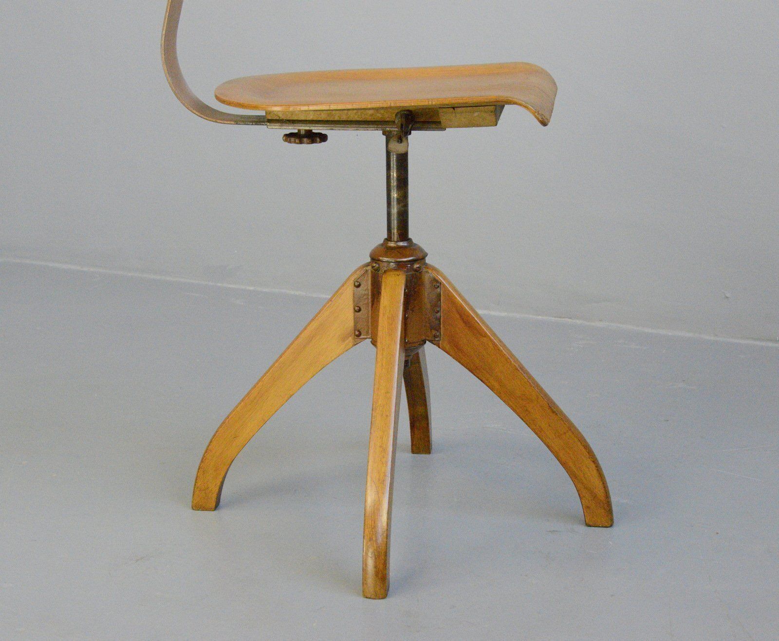 Ama Elastik Factory Chair Circa 1930s photo Furniture
