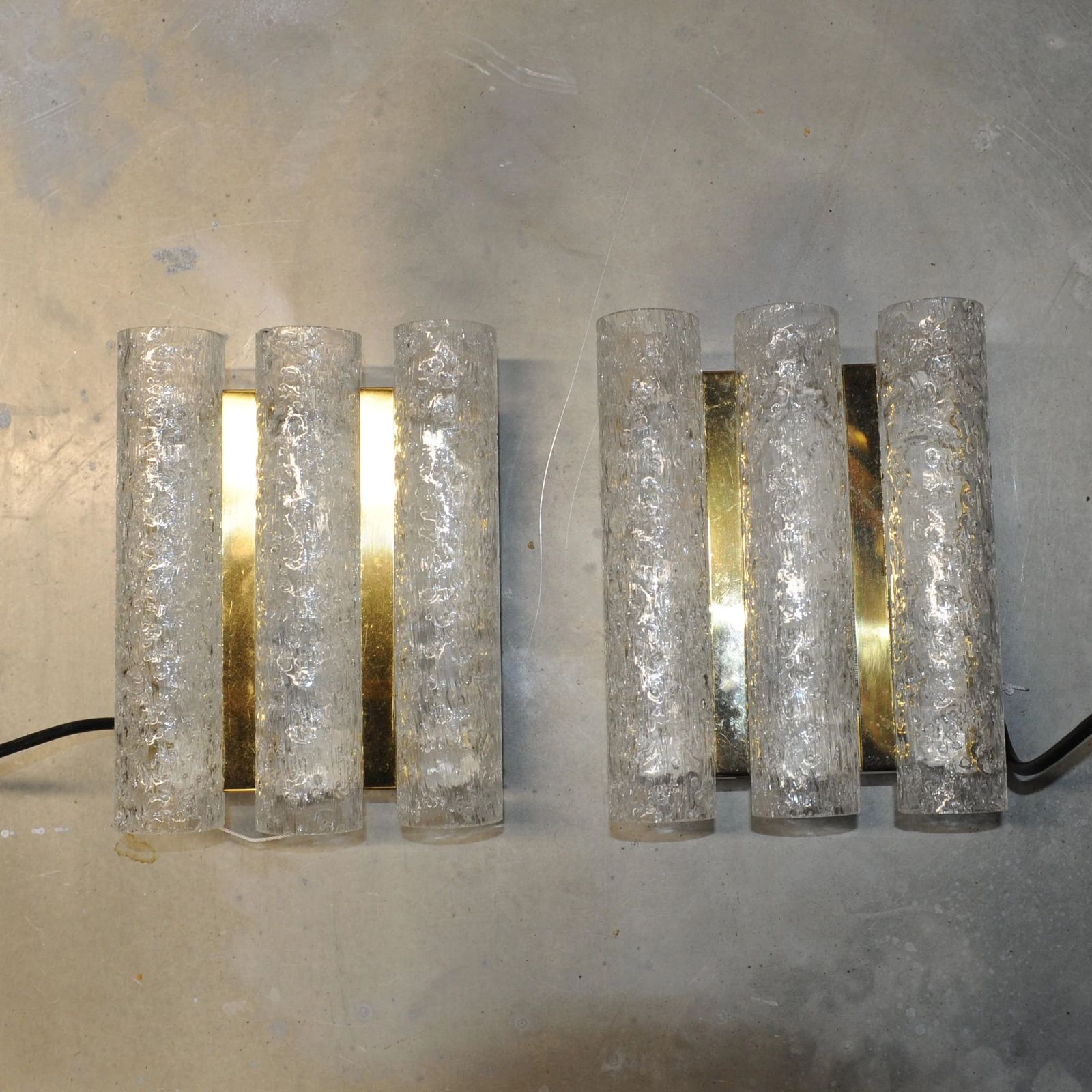 A Pair Of Wall Lamps By Doria Lichtwerken, Austria, 1960s