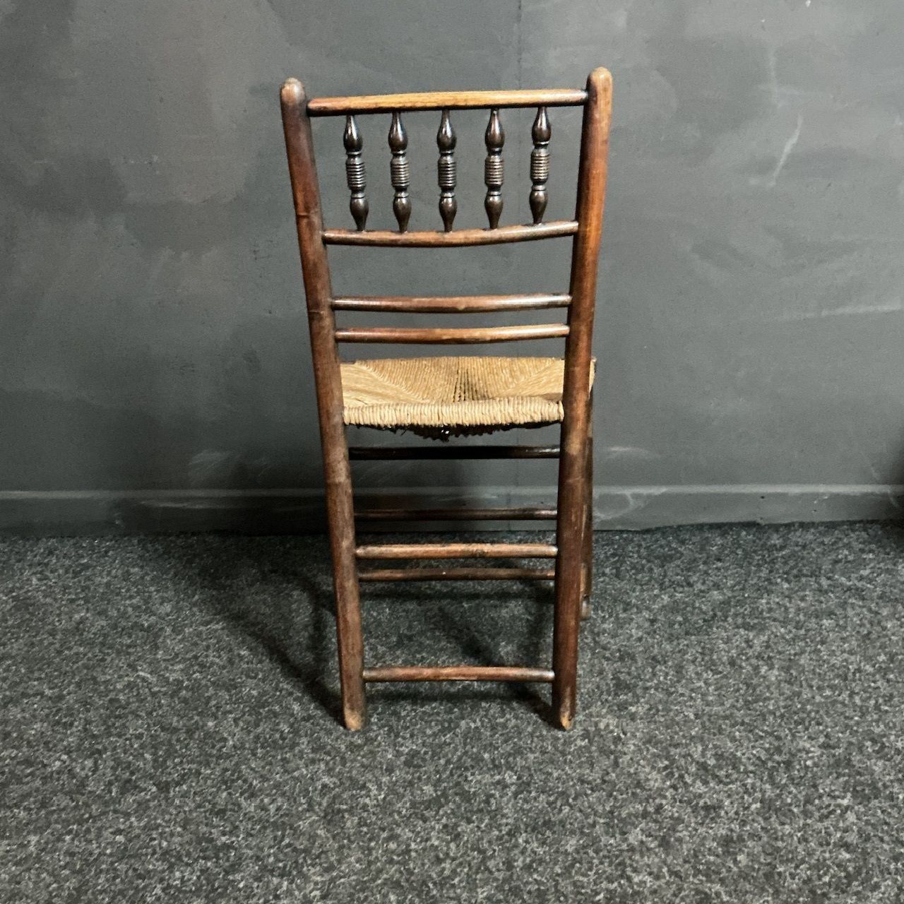 Set Of Antique Ash Country Chairs photo 1695.0
